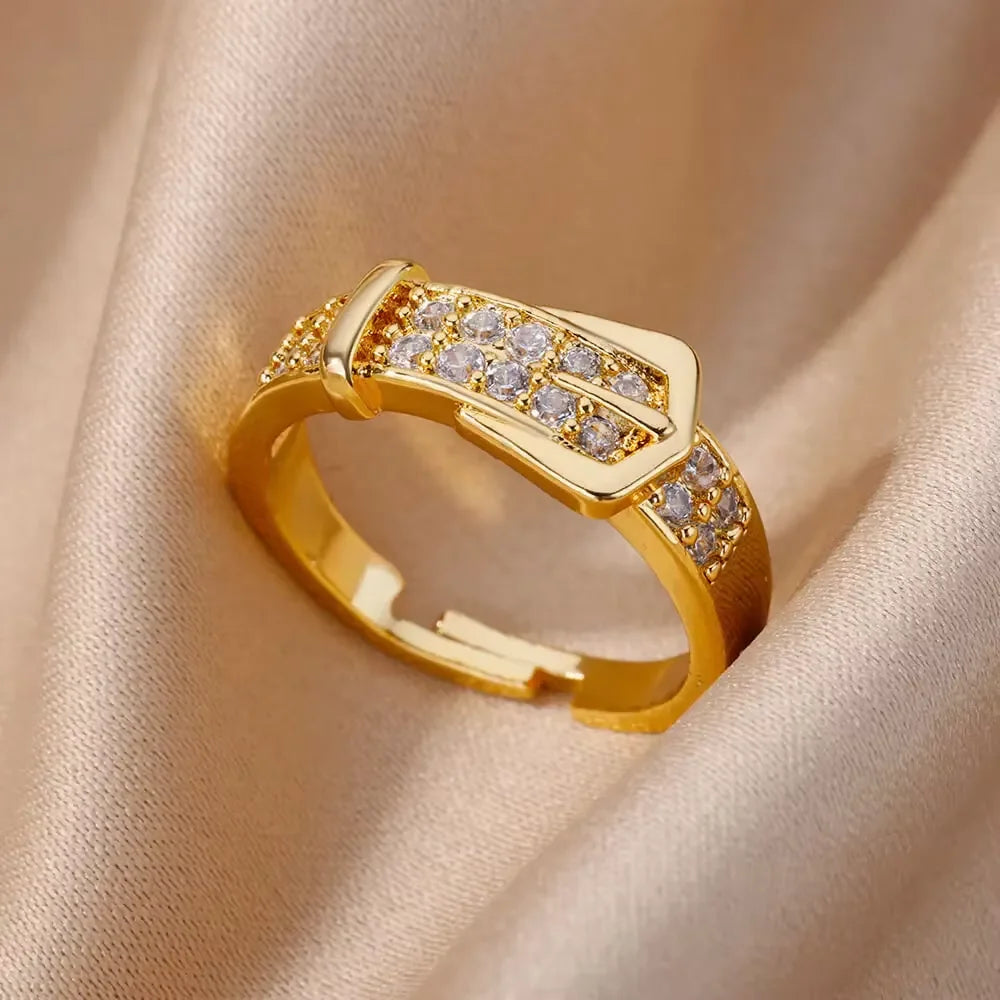 Luxe Zircon Glow Ring