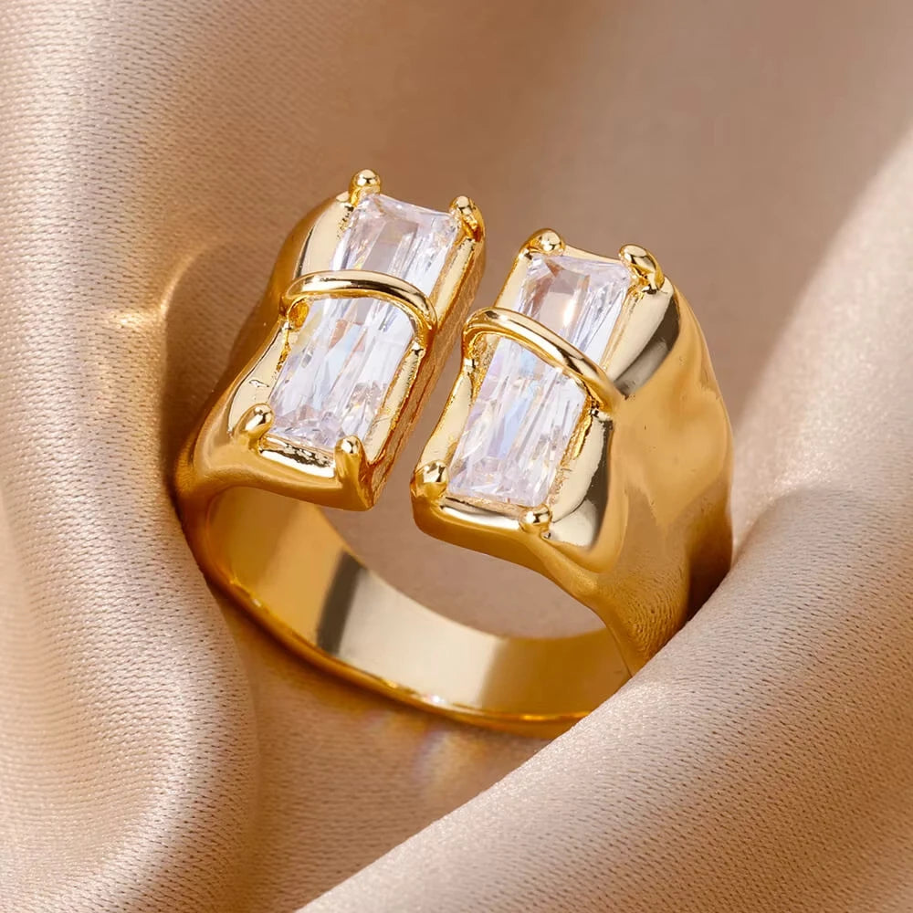 Luxe Zircon Glow Ring