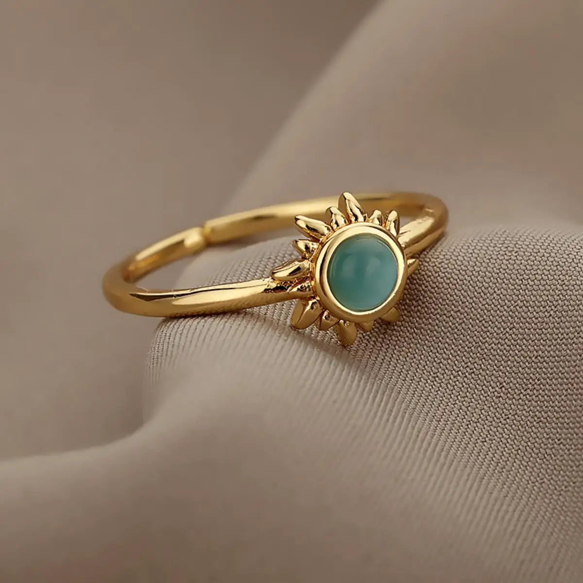 Stone Sun Ring