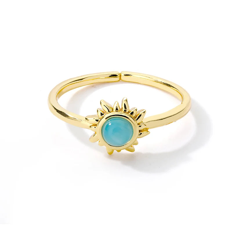 Stone Sun Ring