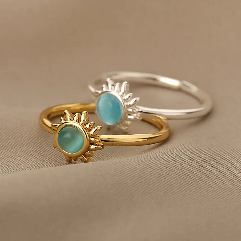 Stone Sun Ring