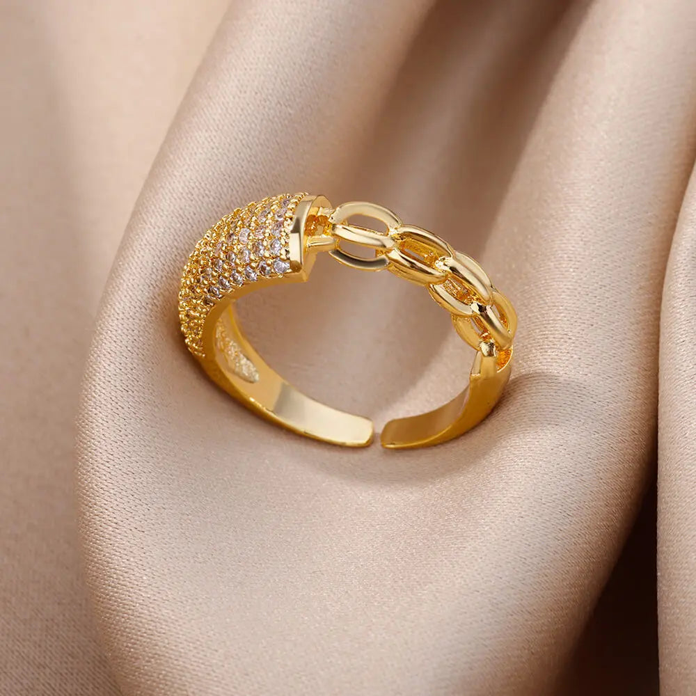 Luxe Zircon Glow Ring
