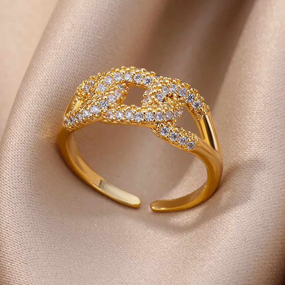 Luxe Zircon Glow Ring