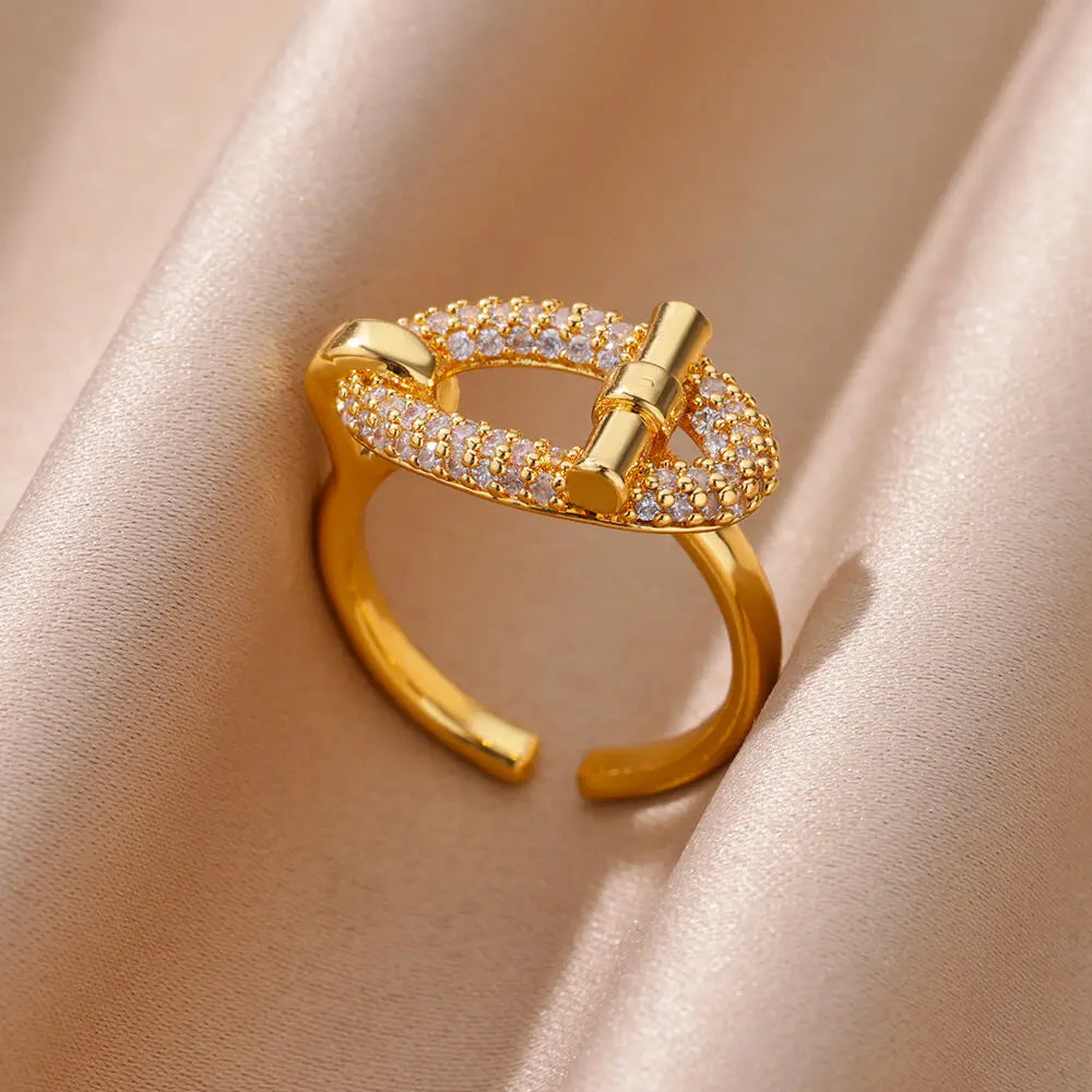 Luxe Zircon Glow Ring