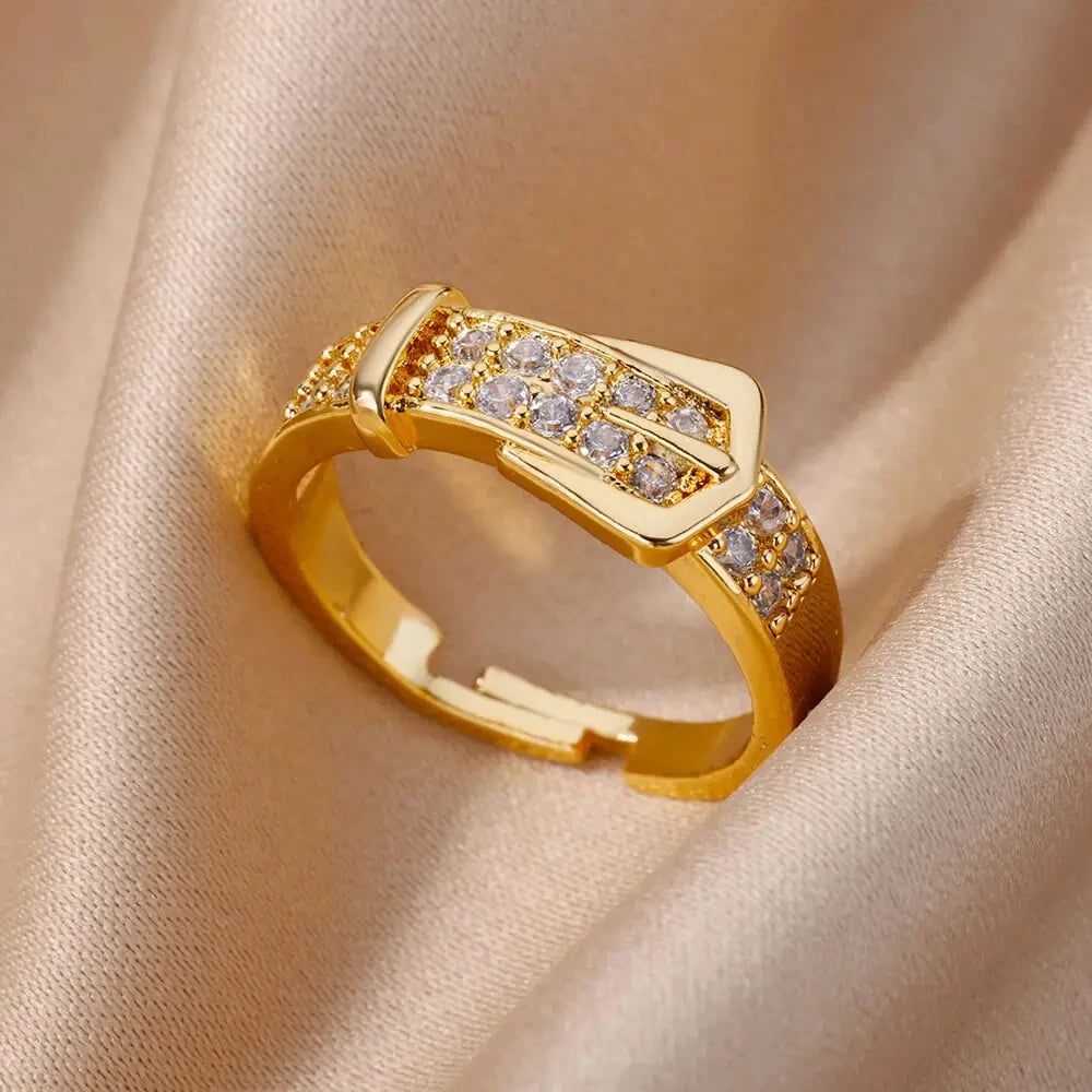 Luxe Zircon Glow Ring